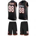 Wholesale Cheap Nike Bengals #98 D.J. Reader Black Team Color Men's Stitched NFL Limited Tank Top Suit Jersey