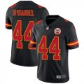 Wholesale Cheap Nike Chiefs #44 Dorian O'Daniel Black Men's Stitched NFL Limited Rush Jersey
