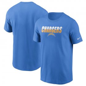 Wholesale Cheap Los Angeles Chargers Nike Split T-Shirt Powder Blue