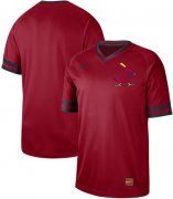 Wholesale Cheap Nike Cardinals Blank Red Authentic Cooperstown Collection Stitched MLB Jersey