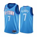 Wholesale Cheap Nike Rockets #7 Victor Oladipo Blue NBA Swingman 2020-21 City Edition Jersey