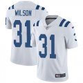 Wholesale Cheap Nike Colts #31 Quincy Wilson White Men's Stitched NFL Vapor Untouchable Limited Jersey