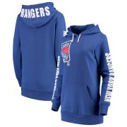 Wholesale Cheap New York Rangers G-III 4Her by Carl Banks Women's 12th Inning Pullover Hoodie Blue