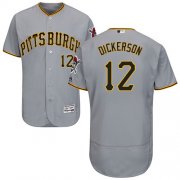 Wholesale Cheap Pirates #12 Corey Dickerson Grey Flexbase Authentic Collection Stitched MLB Jersey