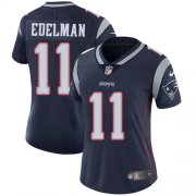 Wholesale Cheap Nike Patriots #11 Julian Edelman Navy Blue Team Color Women's Stitched NFL Vapor Untouchable Limited Jersey