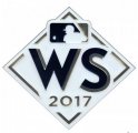 Wholesale Cheap Stitched 2017 MLB World Series Emboss Tech Jersey Patch