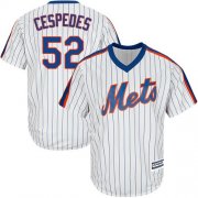 Wholesale Cheap Mets #52 Yoenis Cespedes White(Blue Strip) Alternate Cool Base Stitched Youth MLB Jersey