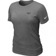 Wholesale Cheap Women's Nike Seattle Seahawks Super Bowl XLVIII Champions Trophy Collection Locker Room T-Shirt Dark Grey