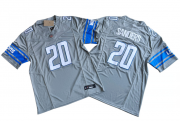 Cheap Men's Detroit Lions #20 Barry Sanders Gray 2023 F.U.S.E. Vapor Untouchable Limited Football Stitched Jersey