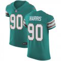 Wholesale Cheap Nike Dolphins #90 Charles Harris Aqua Green Alternate Men's Stitched NFL Vapor Untouchable Elite Jersey