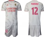Wholesale Cheap Men 2021-2022 Club Real Madrid home white 12 Adidas Soccer Jersey