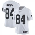 Wholesale Cheap Nike Raiders #84 Antonio Brown White Men's Stitched NFL Vapor Untouchable Limited Jersey