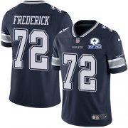 Wholesale Cheap Nike Cowboys #72 Travis Frederick Navy Blue Team Color Men's Stitched With Established In 1960 Patch NFL Vapor Untouchable Limited Jersey