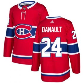 Wholesale Cheap Adidas Canadiens #24 Phillip Danault Red Home Authentic Stitched NHL Jersey