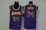 Wholesale Cheap Men's Los Angeles Lakers #24 Kobe Bryant Purple Nike Swingman Stitched NBA Fashion Jersey