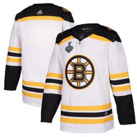 Wholesale Cheap Adidas Bruins Blank White Road Authentic Stanley Cup Final Bound Stitched NHL Jersey