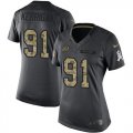Wholesale Cheap Nike Redskins #91 Ryan Kerrigan Black Women's Stitched NFL Limited 2016 Salute to Service Jersey