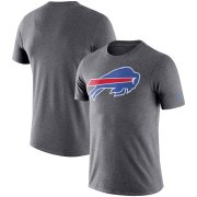 Wholesale Cheap Buffalo Bills Nike Essential Logo Dri-FIT Cotton T-Shirt Heather Charcoal