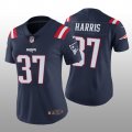 Wholesale Cheap Women's New England Patriots #37 Damien Harris Navy Color Rush Limited Jersey