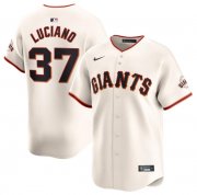 Cheap Men's San Francisco Giants #37 Marco Luciano Cream Cool Base Stitched Baseball Jersey