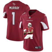 Wholesale Cheap Men's Arizona Cardinals #1 Kyler Murray Red Player Portrait Edition 2020 Vapor Untouchable Stitched NFL Nike Limited Jersey