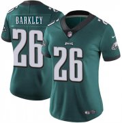 Cheap Women's Philadelphia Eagles #26 Saquon Barkley Green Vapor Untouchable Limited Stitched Football Jersey(Run Small)