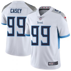 Wholesale Cheap Nike Titans #99 Jurrell Casey White Men\'s Stitched NFL Vapor Untouchable Limited Jersey
