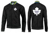 Wholesale Cheap NHL Toronto Maple Leafs Zip Jackets Black-3