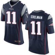Wholesale Cheap Nike Patriots #11 Julian Edelman Navy Blue Team Color Men's Stitched NFL New Elite Jersey