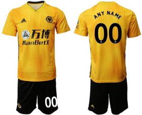 Wholesale Cheap Wolves Personalized Home Soccer Club Jersey
