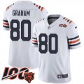 Wholesale Cheap Nike Bears #80 Jimmy Graham White Alternate Men's Stitched NFL Vapor Untouchable Limited 100th Season Jersey