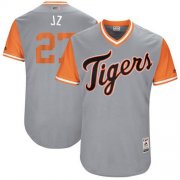 Wholesale Cheap Tigers #27 Jordan Zimmermann Gray "J Z" Players Weekend Authentic Stitched MLB Jersey