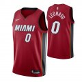 Wholesale Cheap Nike Heat #0 Meyers Leonard Men's Statement Edition Red NBA Jersey