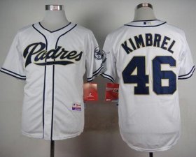 Wholesale Cheap Padres #46 Craig Kimbrel White Cool Base Stitched MLB Jersey