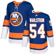 Wholesale Cheap Adidas Islanders #54 Oliver Wahlstrom Royal Blue Home Authentic Stitched NHL Jersey