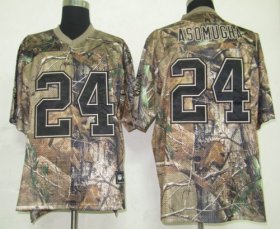 Wholesale Cheap Eagles #24 Nnamdi Asomugha Camouflage Realtree Embroidered NFL Jersey