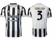 Wholesale Cheap Men 2021-2022 Club Juventus home aaa version white 3 Adidas Soccer Jersey