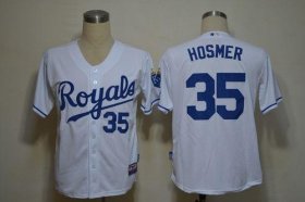 Wholesale Cheap Royals #35 Eric Hosmer White Cool Base Stitched MLB Jersey