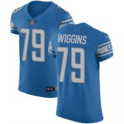 Wholesale Cheap Nike Lions #79 Kenny Wiggins Blue Team Color Men's Stitched NFL Vapor Untouchable Elite Jersey