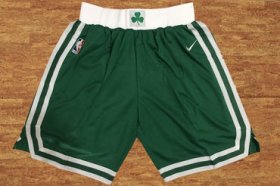 Wholesale Cheap Men\'s Boston Celtics Green Nike NBA Shorts