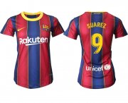 Wholesale Cheap Women 2020-2021 Barcelona home aaa version 9 red Soccer Jerseys