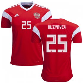 Wholesale Cheap Russia #25 Kuzyayev Home Soccer Country Jersey