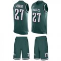 Wholesale Cheap Nike Eagles #27 Malcolm Jenkins Midnight Green Team Color Men's Stitched NFL Limited Tank Top Suit Jersey