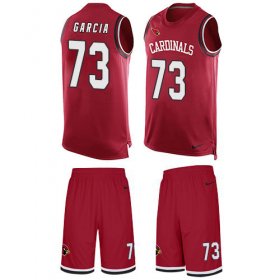 Wholesale Cheap Nike Cardinals #73 Max Garcia Red Team Color Men\'s Stitched NFL Limited Tank Top Suit Jersey
