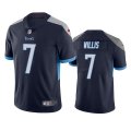 Wholesale Cheap Men's Tennessee Titans #7 Malik Willis Navy Vapor Untouchable Stitched Jersey