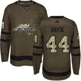 Wholesale Cheap Adidas Capitals #44 Brooks Orpik Green Salute to Service Stitched NHL Jersey