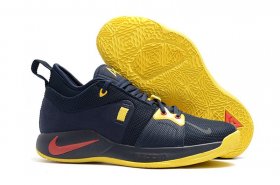 Wholesale Cheap Nike PG 2 Navy Yellow