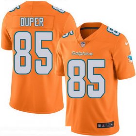 Wholesale Cheap Men\'s Miami Dolphins #85 Mark Duper Orange 2016 Color Rush Stitched NFL Nike Limited Jersey