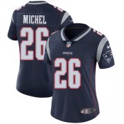 Wholesale Cheap Nike Patriots #26 Sony Michel Navy Blue Team Color Women's Stitched NFL Vapor Untouchable Limited Jersey