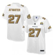 Wholesale Cheap Nike Broncos #27 Steve Atwater White Women's NFL Pro Line Super Bowl 50 Fashion Game Jersey